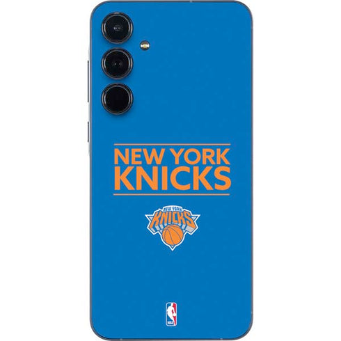 NBA New York Knicks Standard - Blue Galaxy A35 5G Skin